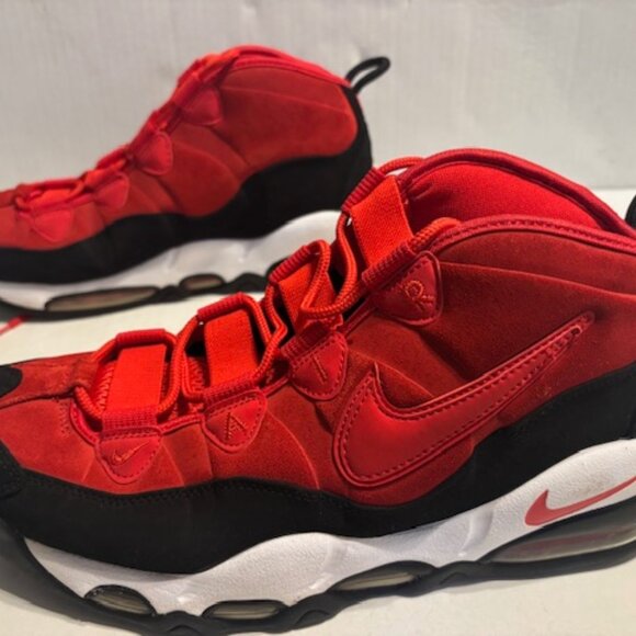 NIKE air max uptempo 95 size 10 red black Retro - Picture 3 of 7